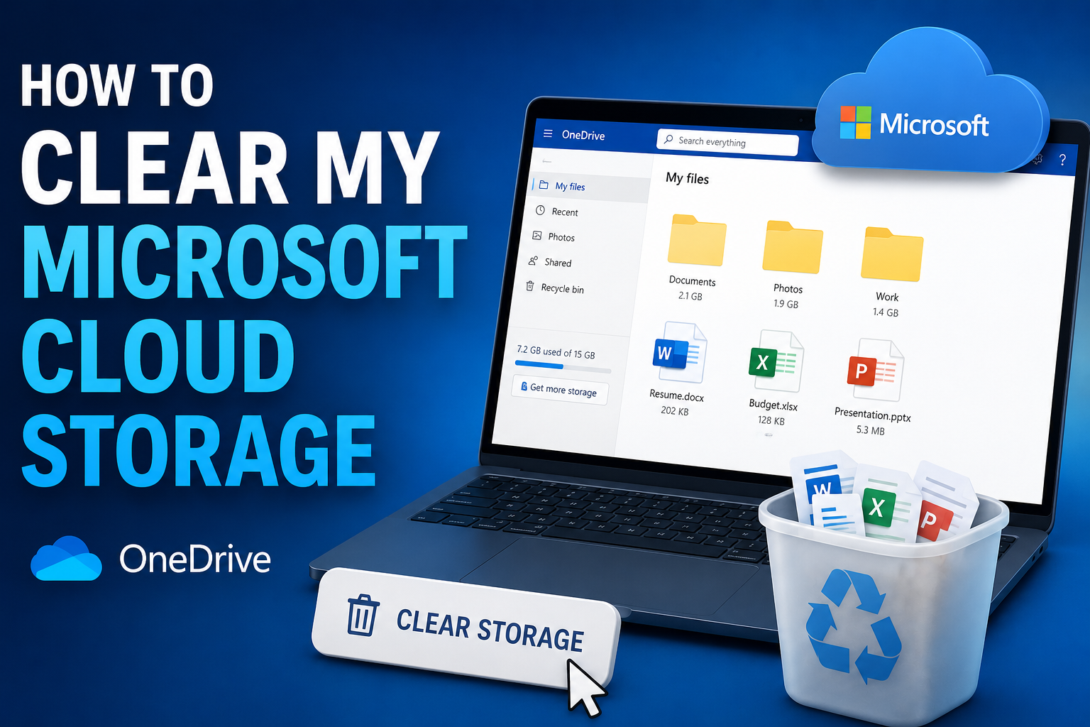 How to Clear Microsoft Cloud Storage (OneDrive): Step-by-Step Guide