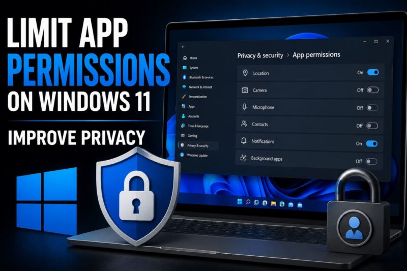 How to Limit App Permissions on Windows 11 to Improve Privacy