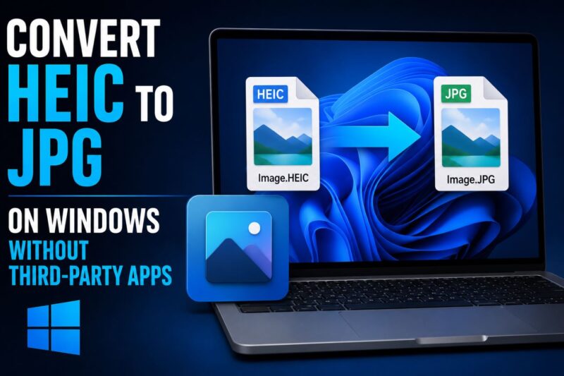 How to Convert HEIC Images to JPG on Windows Without Third-Party Apps