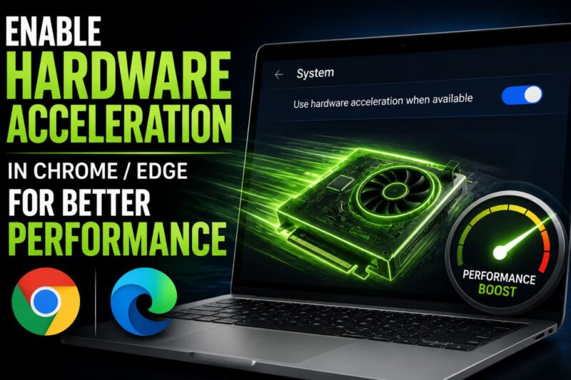 How to Enable Hardware Acceleration in Chrome/Edge for Better Performance