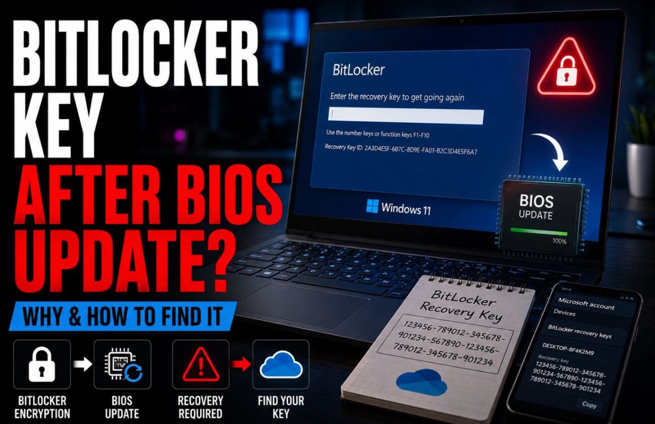 Why Windows 11 Randomly Demands a BitLocker Key After a BIOS Update