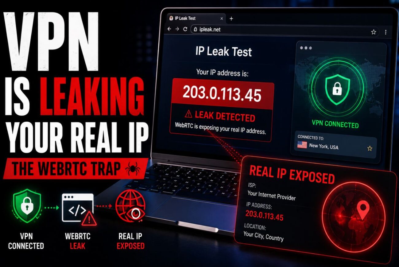 Why Your VPN Is Silently Leaking Your Real IP Address