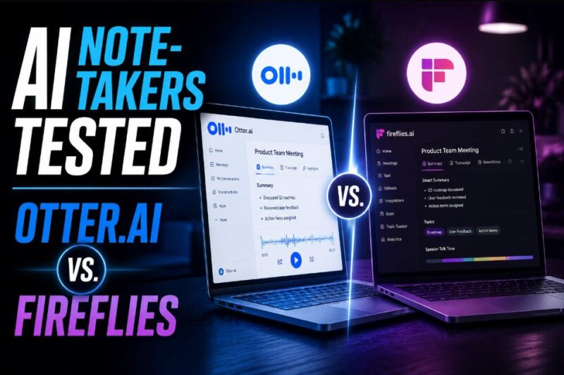 AI Note-Takers Tested: Otter.ai vs. Fireflies (Which Free Tier is Actually Worth It?)