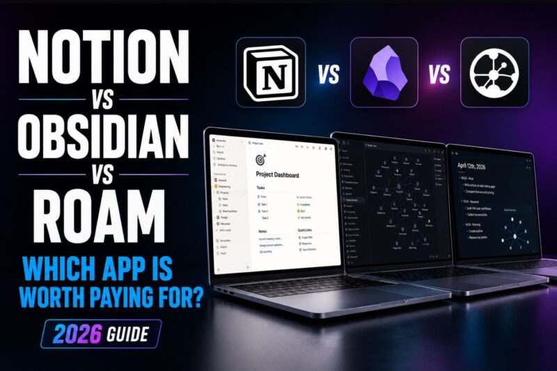 Notion vs. Obsidian vs. Roam: Which Note-Taking App Is Actually Worth Paying For in 2026?