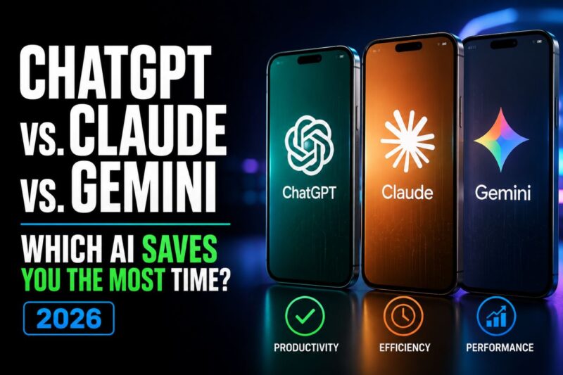 ChatGPT vs. Claude vs. Gemini: Which AI Assistant Actually Saves You the Most Time in 2026?