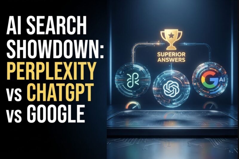 Perplexity vs. ChatGPT Search vs. Google AI Mode: Which Actually Finds Better Answers