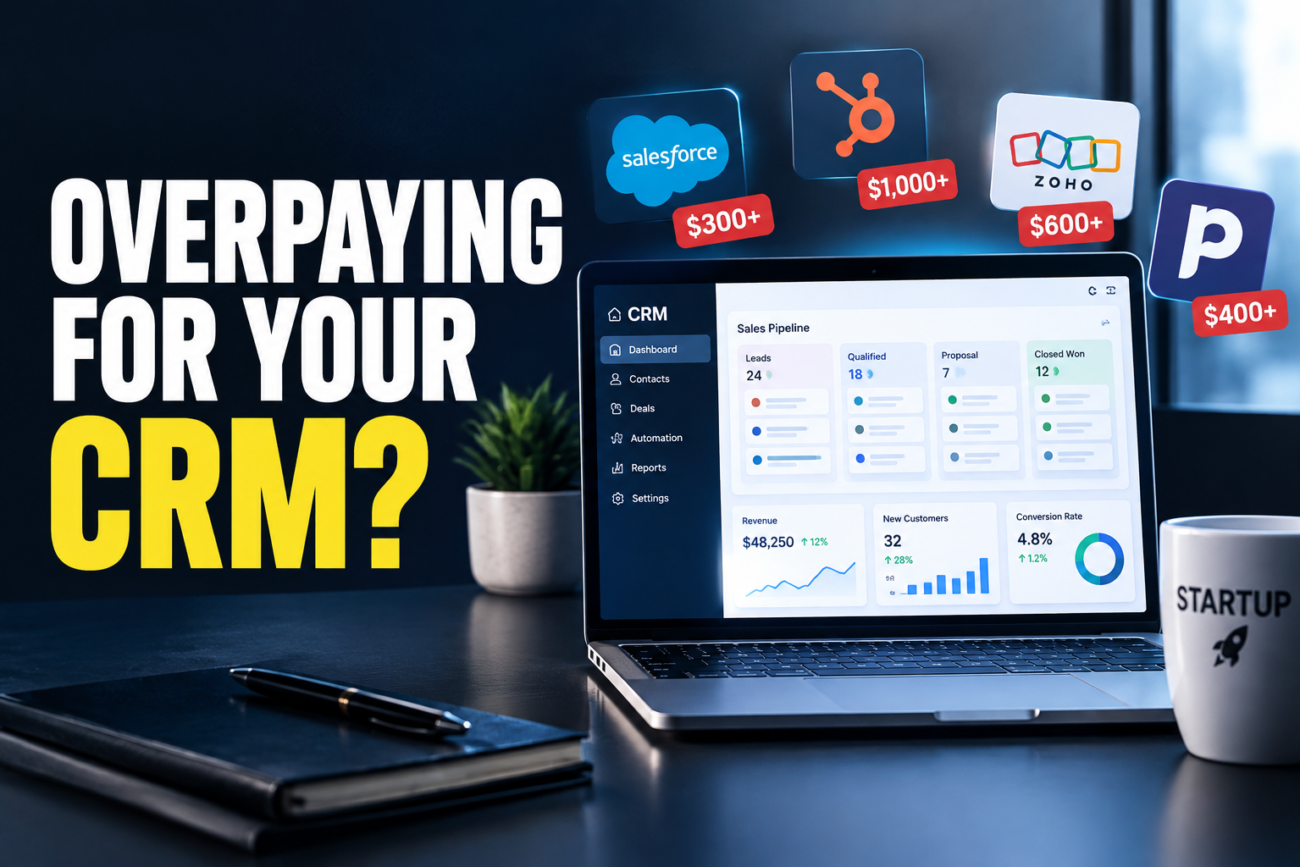 Why You're Probably Overpaying for Your CRM (And Which Tool Actually Fits Startups)