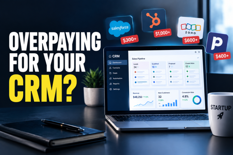 Why You’re Probably Overpaying for Your CRM (And Which Tool Actually Fits Startups)