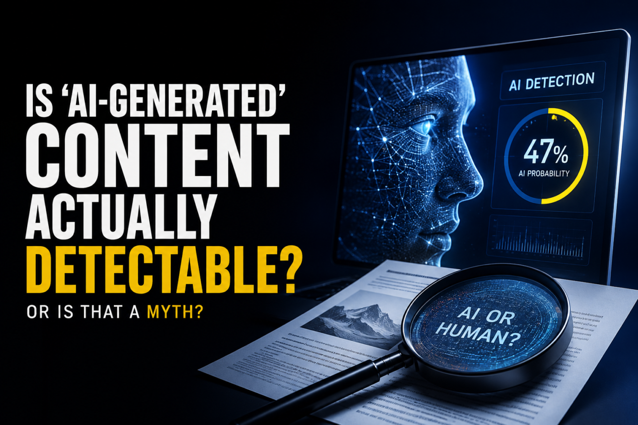 Is 'AI-Generated' Content Actually Detectable, or Is That a Myth?