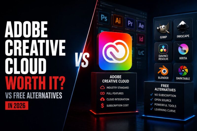 Is Adobe Creative Cloud Still Worth It vs Free Alternatives in 2026