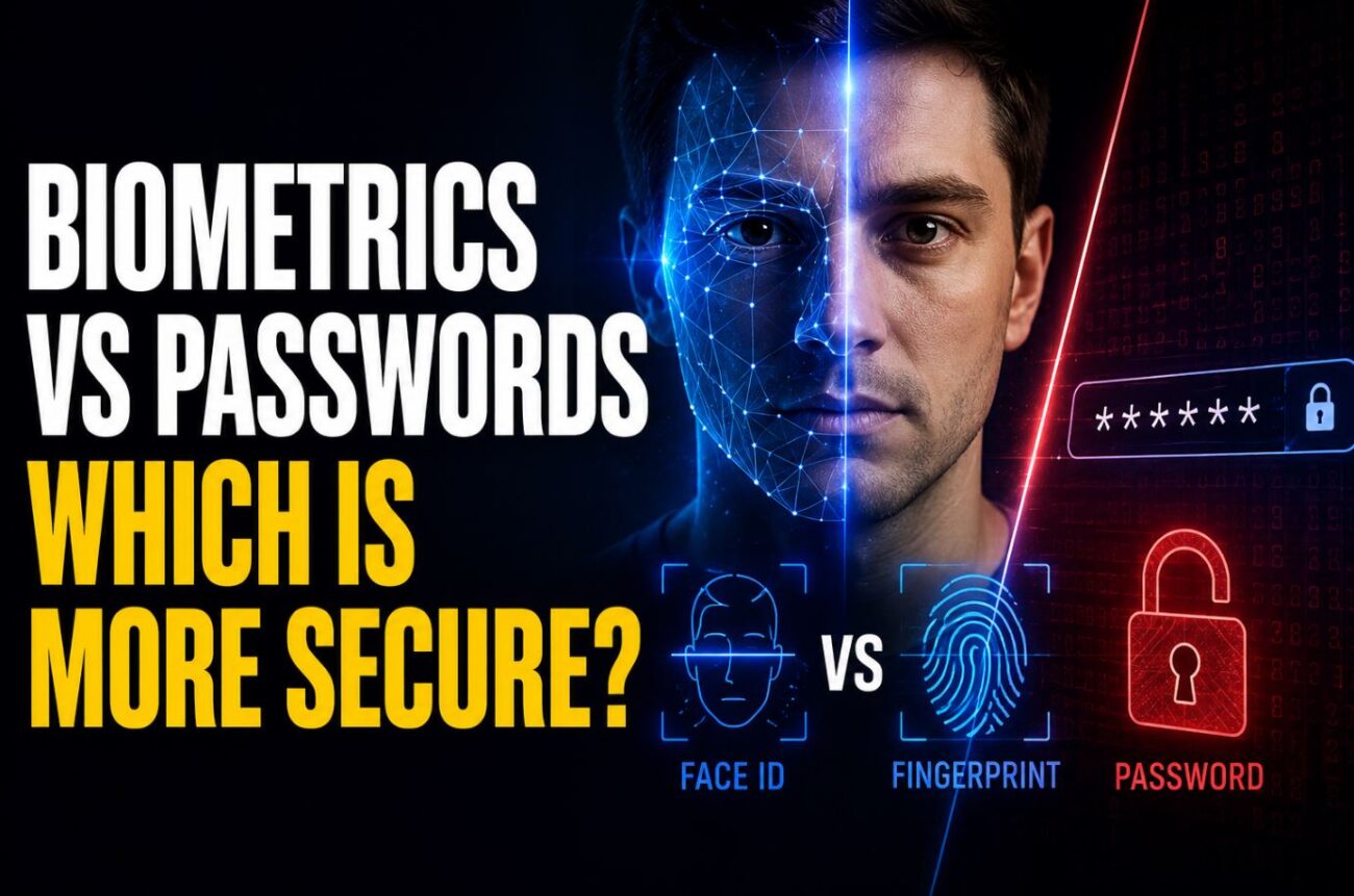 Is Biometric Login (Face ID/Fingerprint) Actually More Secure Than a Password?
